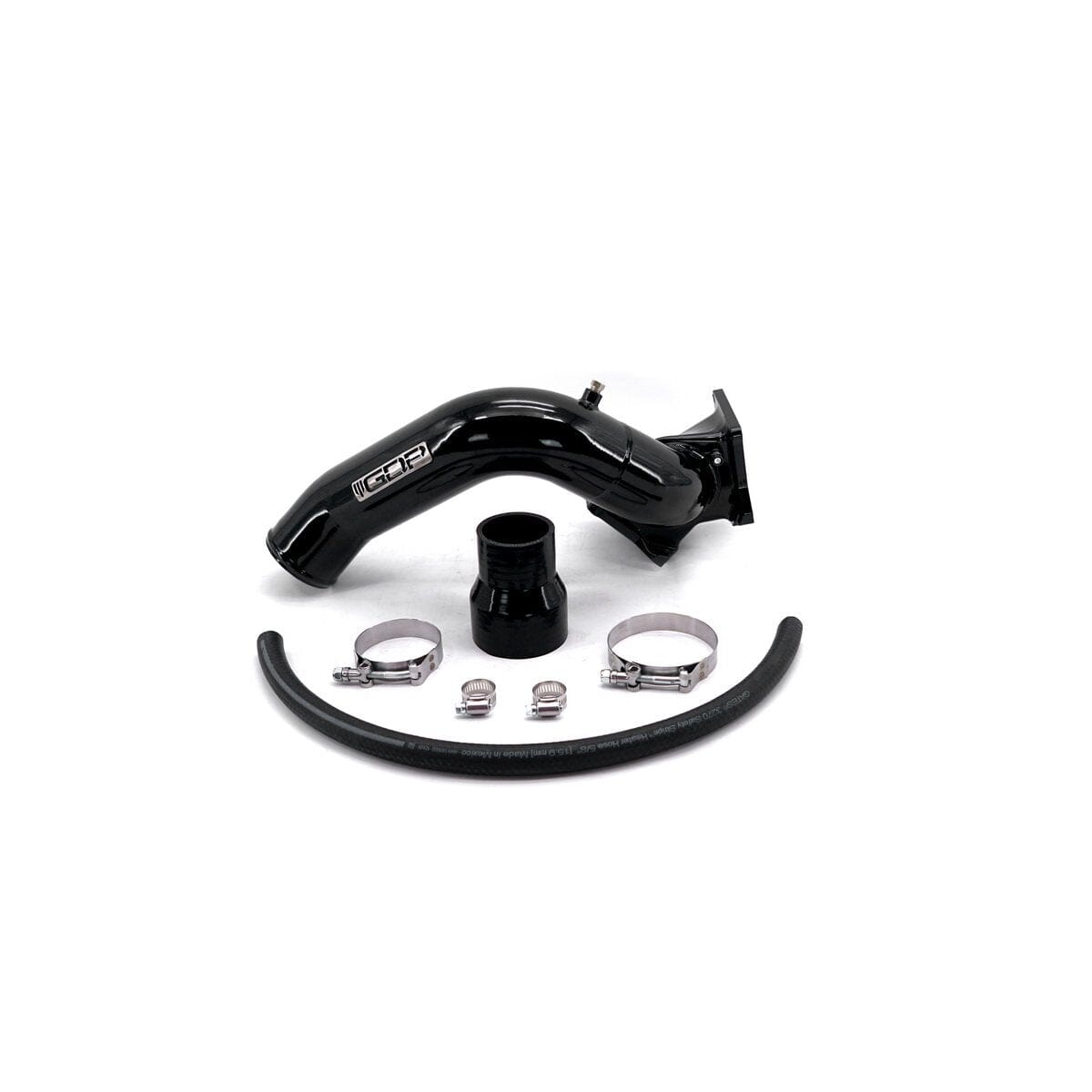 Max Flow Bridge To Factory Cold Side Tube (2004.5-2005 6.6L LLY Duramax) Intercooler Piping GDP Black