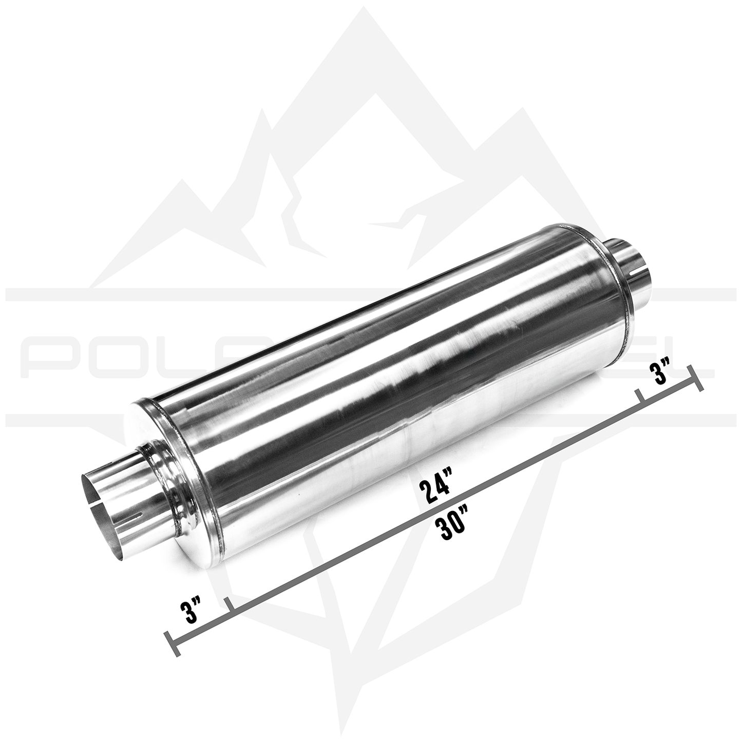 Universal 4" Polar Silencer Muffler