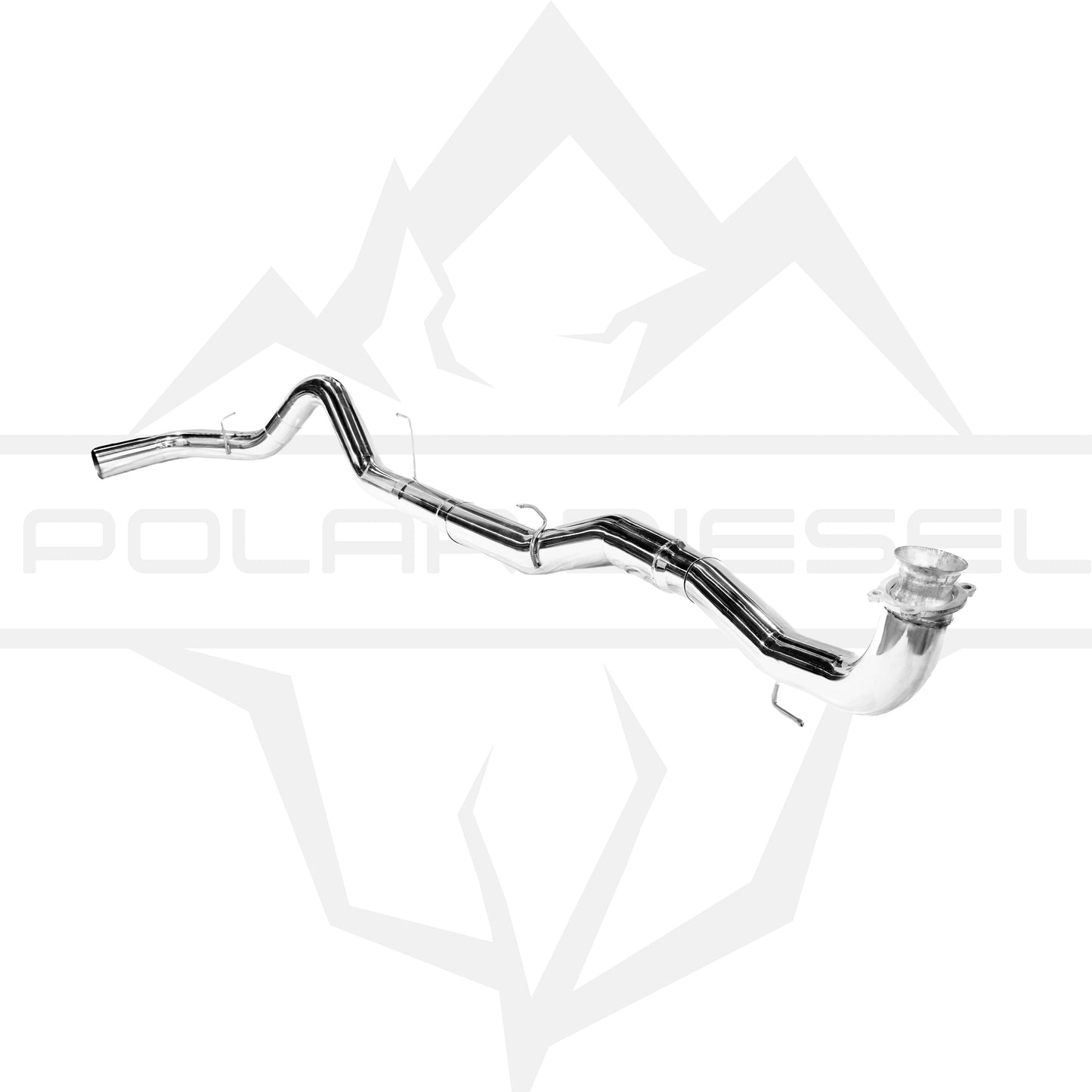 2017-2023 Duramax 6.6L 5" Polished Polar Exhaust - AlpineDiesel