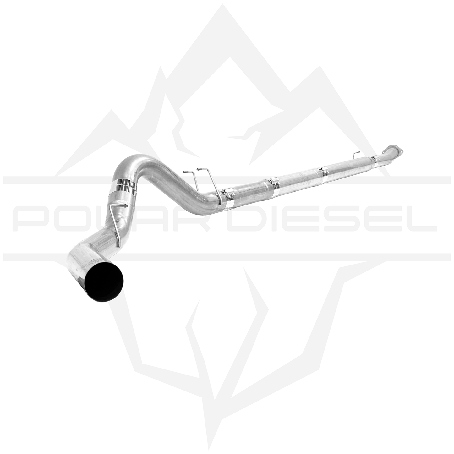 2023-2026 Ford Powerstroke 6.7L 304SS 5" Polar Exhaust & Downpipe Package