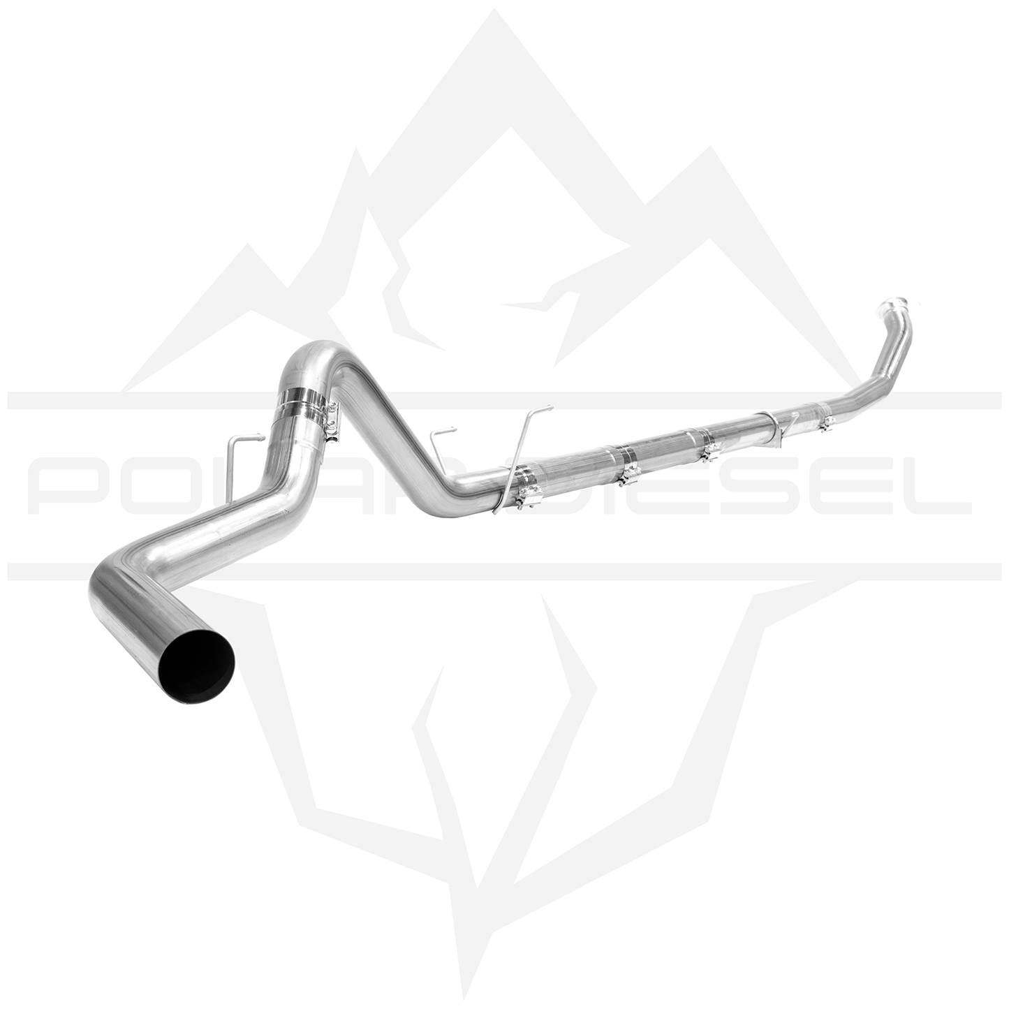 2007.5-2009 Cummins 6.7L 4" Polar Exhaust With Muffler