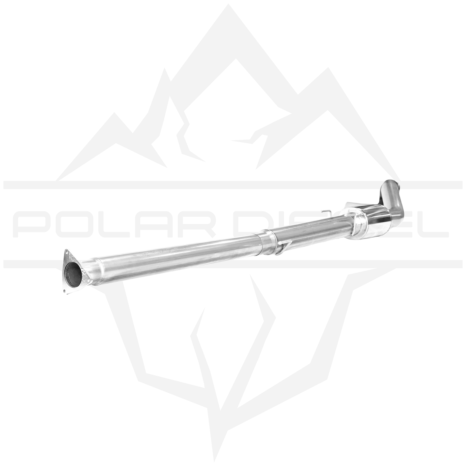 2016-2019 5.0L Cummins Nissan Titan 5" Polar Exhaust With Muffler - Alpine Diesel Inc.