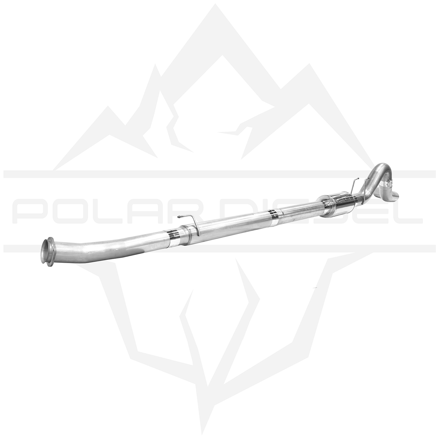 2011-2026 Ford Powerstroke 6.7L 304SS 5" Polar Exhaust With Muffler