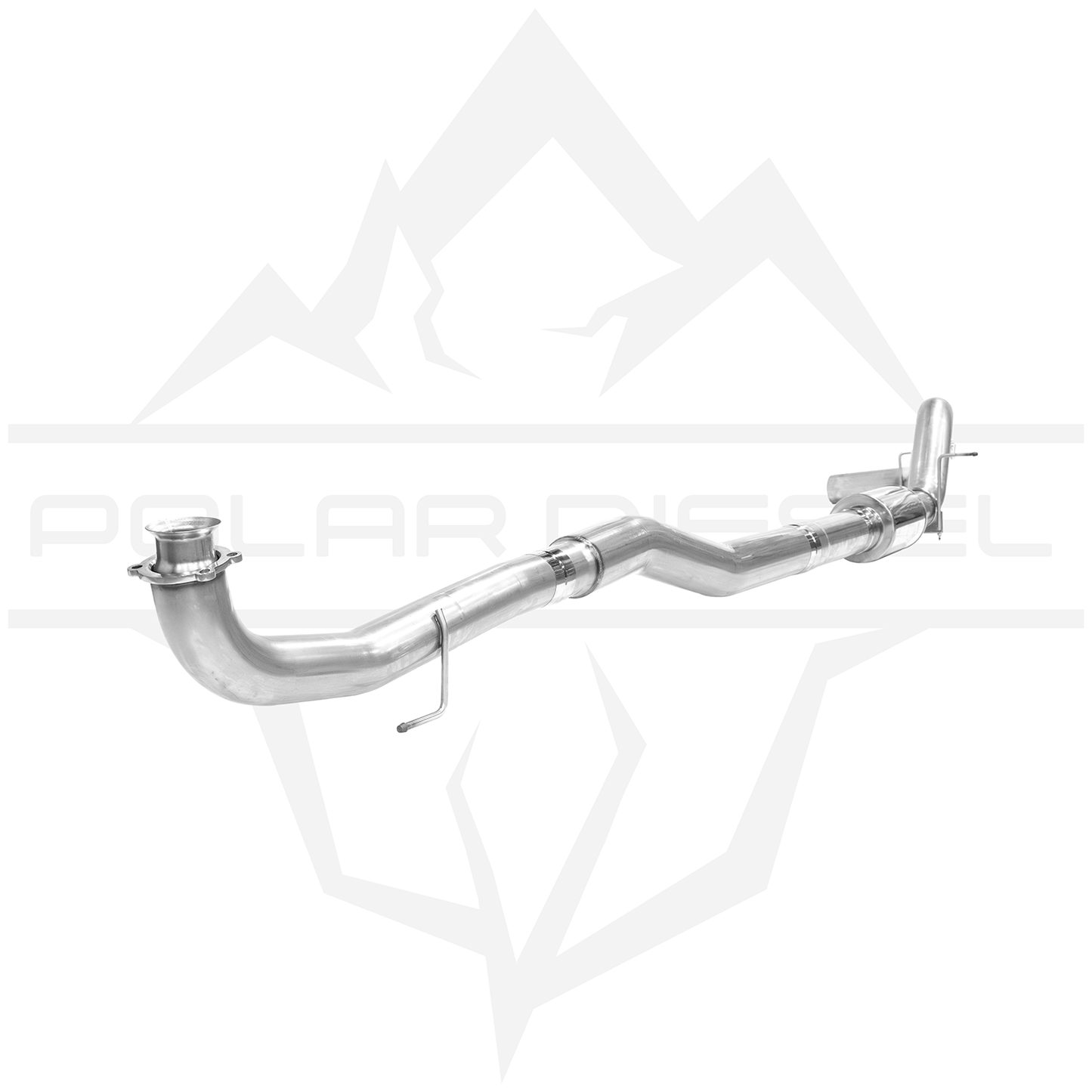 2017-2026 Duramax 6.6L 304SS 5" Polar Exhaust With Muffler