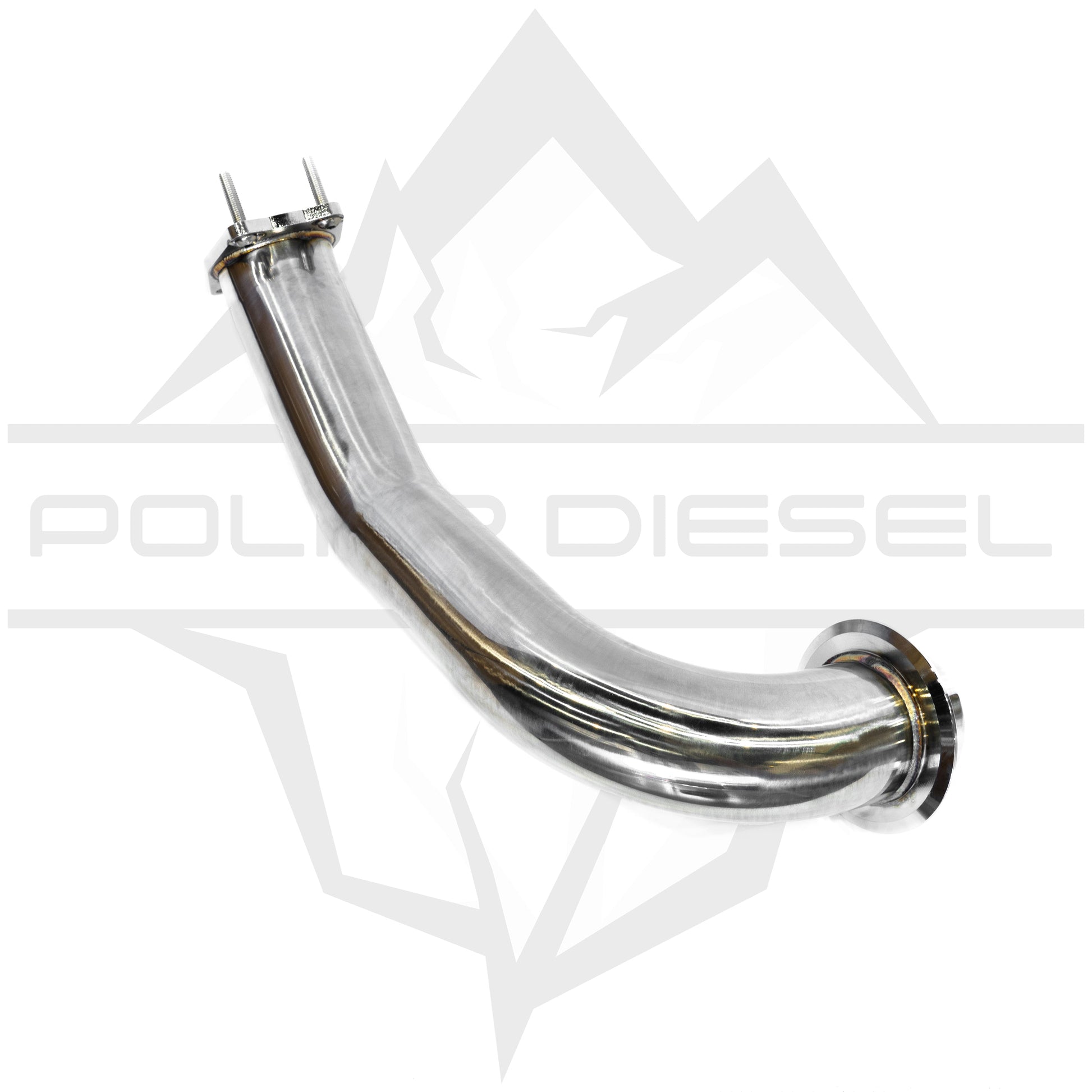 2017-2025 Duramax 6.6L Polar Downpipe - Alpine Diesel Inc.