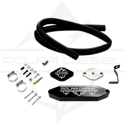 2011-2026 Ford Powerstroke 6.7L Polar EGR Delete Kit - Alpine Diesel Inc.