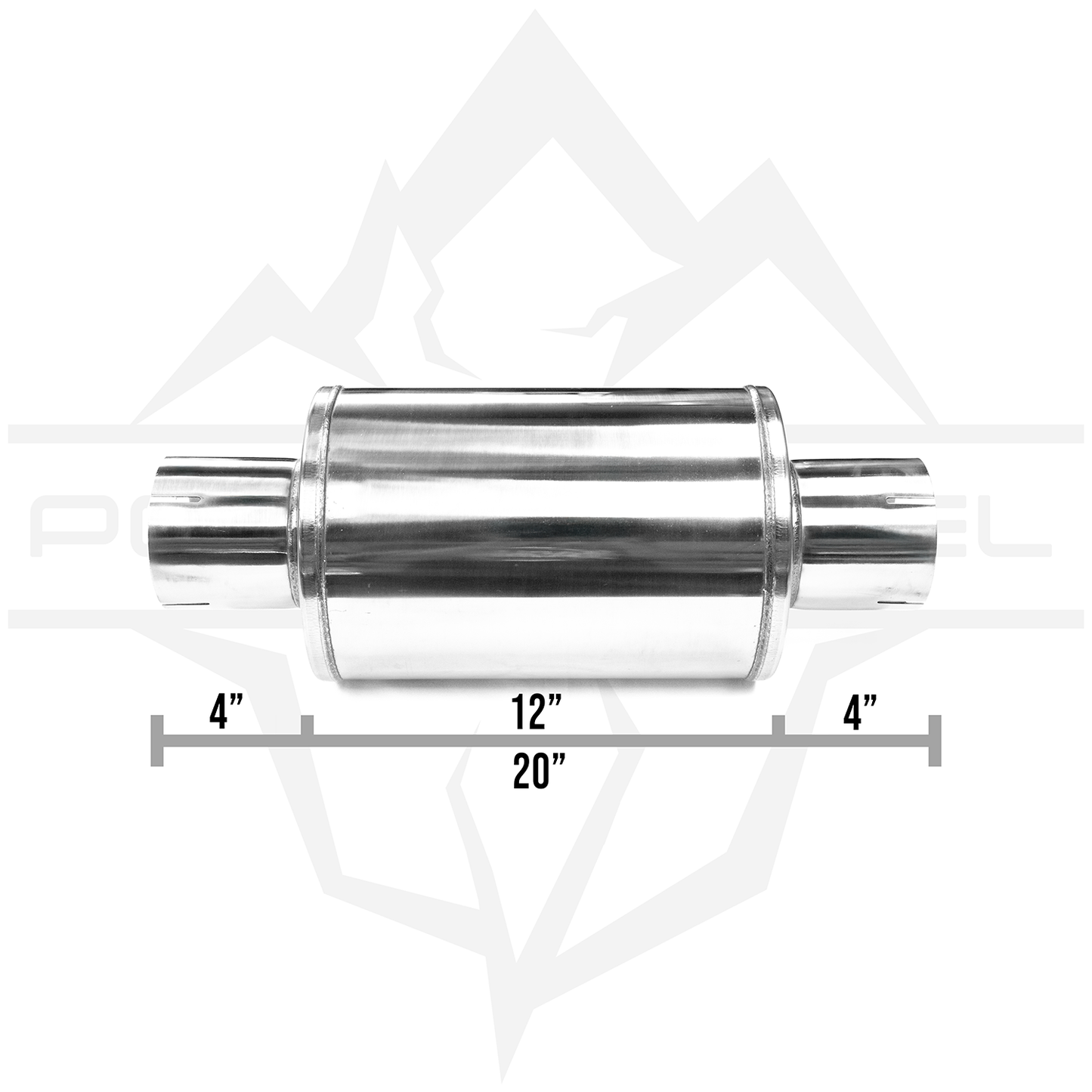 Standard 4" Polar Muffler - Alpine Diesel Inc.