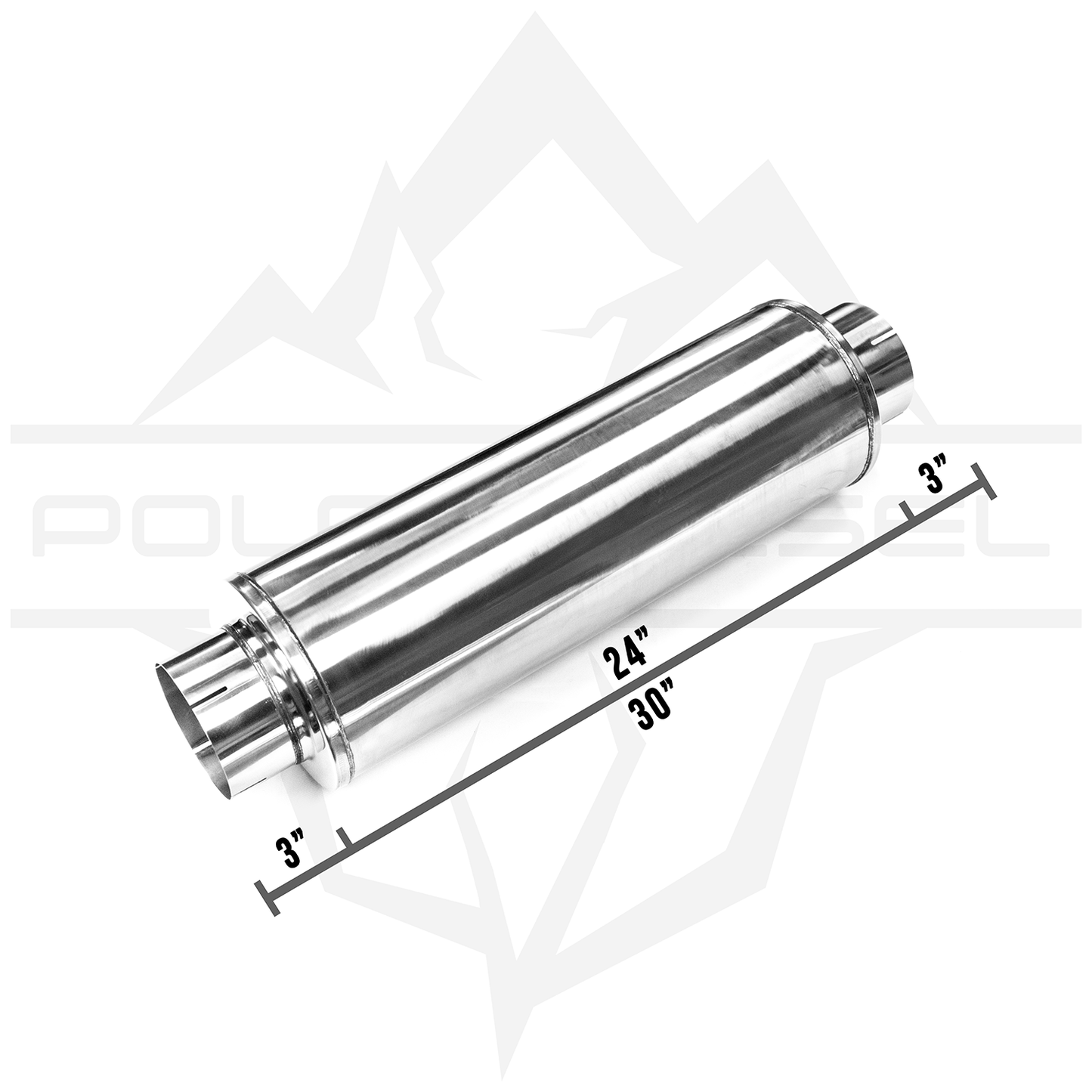 Universal 5" Polar Silencer Muffler