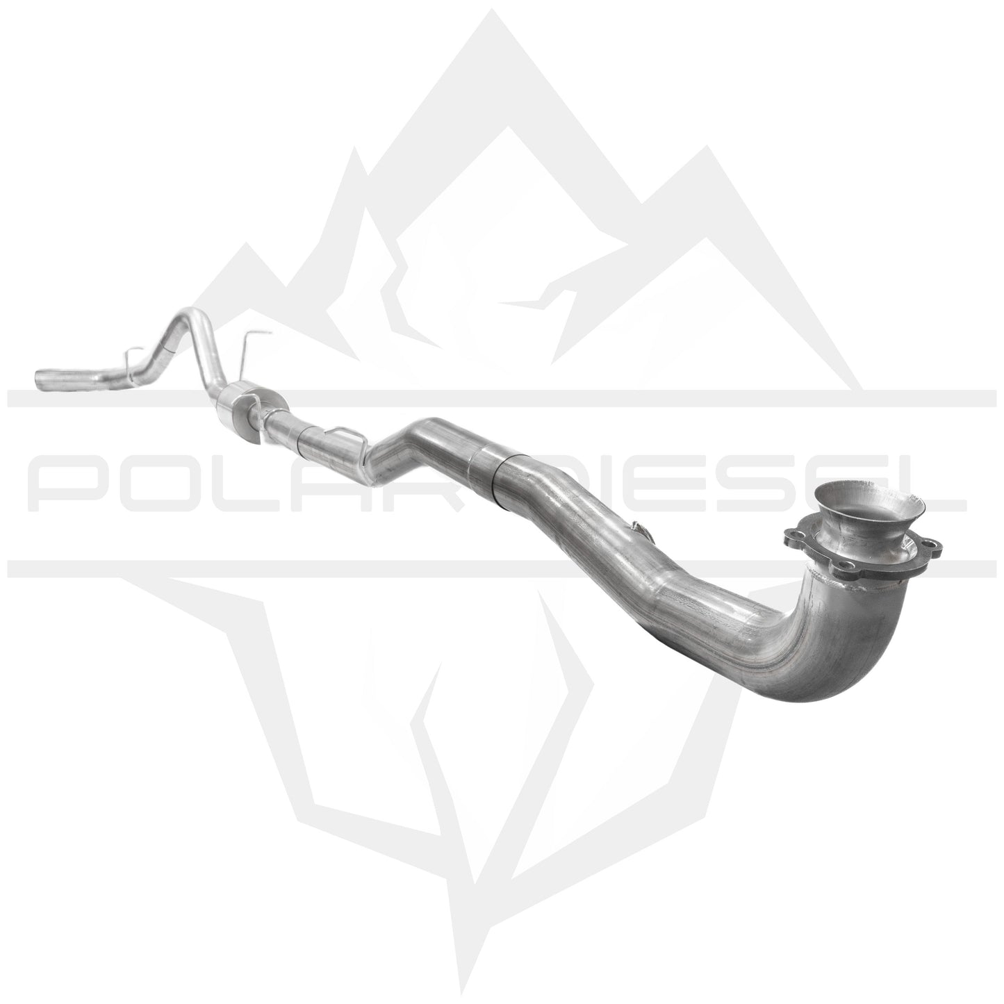 2017-2026 Duramax 6.6L 4" Polar Exhaust With Muffler