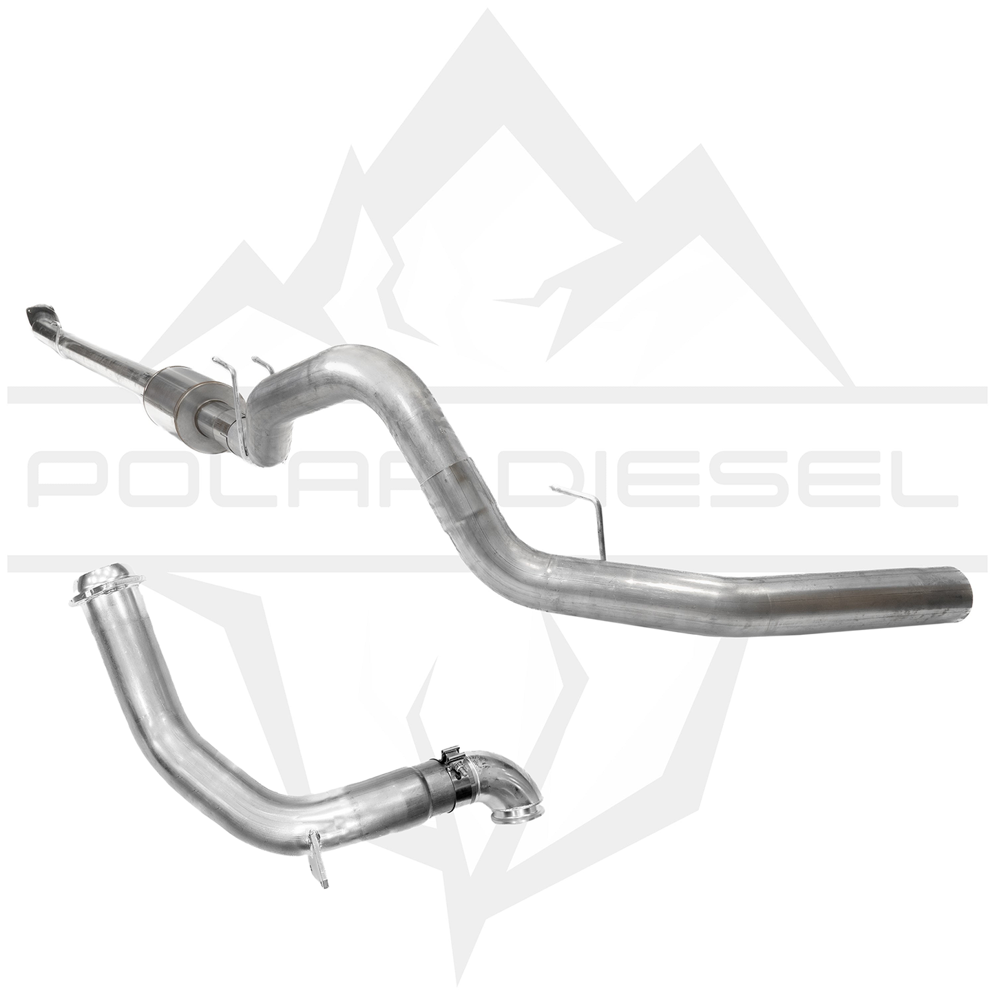 2023-2026 Ford Powerstroke 6.7L 5” Downpipe Back Exhaust & Downpipe Package With Muffler