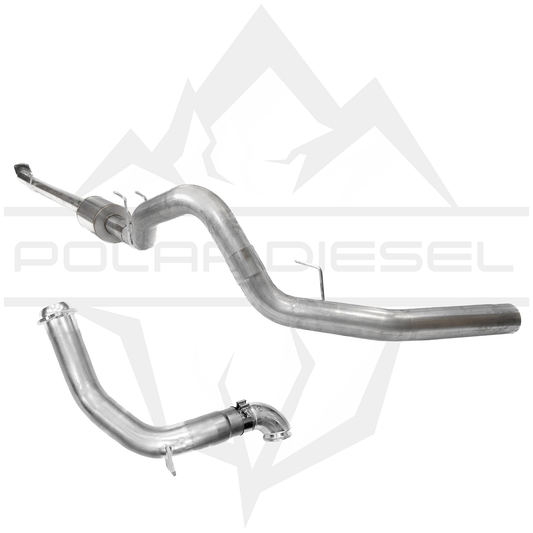 2023-2026 Ford Powerstroke 6.7L 5” Downpipe Back Exhaust & Downpipe Package With Muffler