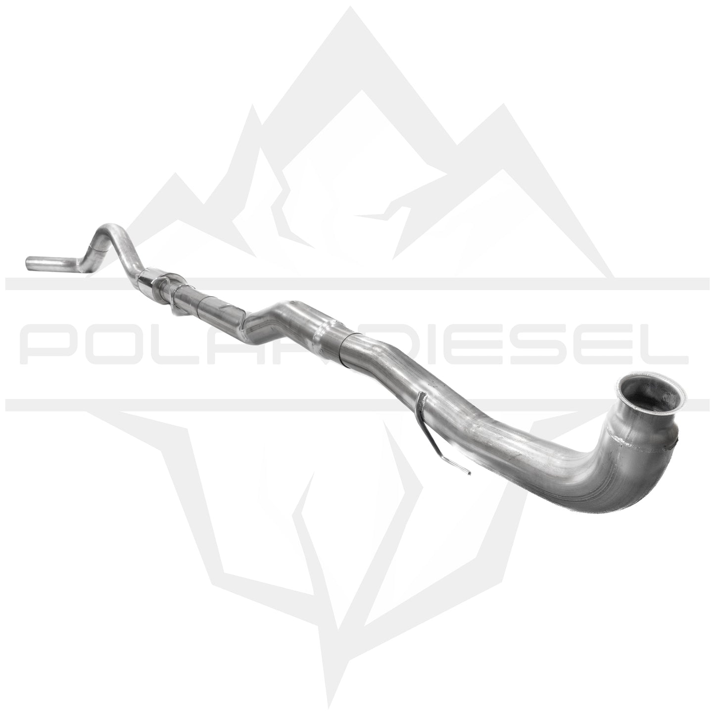 2011-2015 Duramax 6.6L 5" Polar Exhaust With Muffler