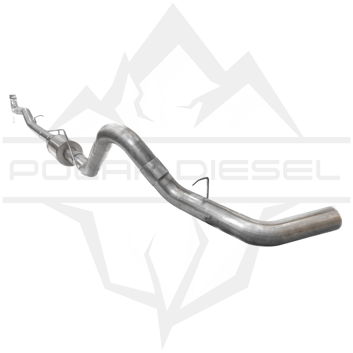 2017-2026 Duramax 6.6L 4" Polar Exhaust With Muffler