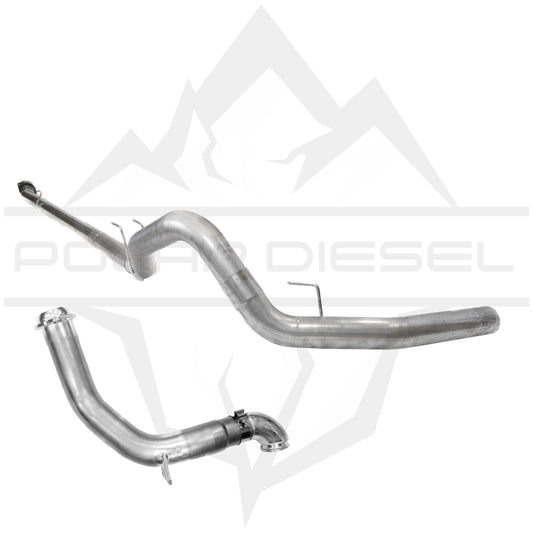 2023-2026 Ford Powerstroke 6.7L 4” Downpipe Back Exhaust & Downpipe Package