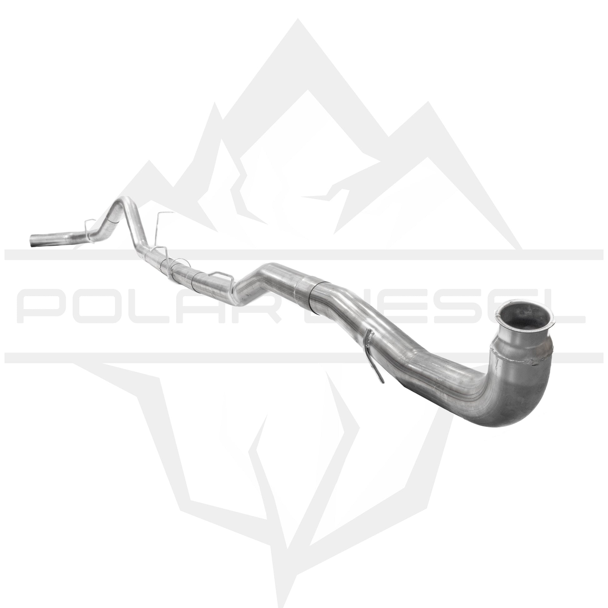 2011-2015 Duramax 6.6L 4" Polar Exhaust - Alpine Diesel Inc.