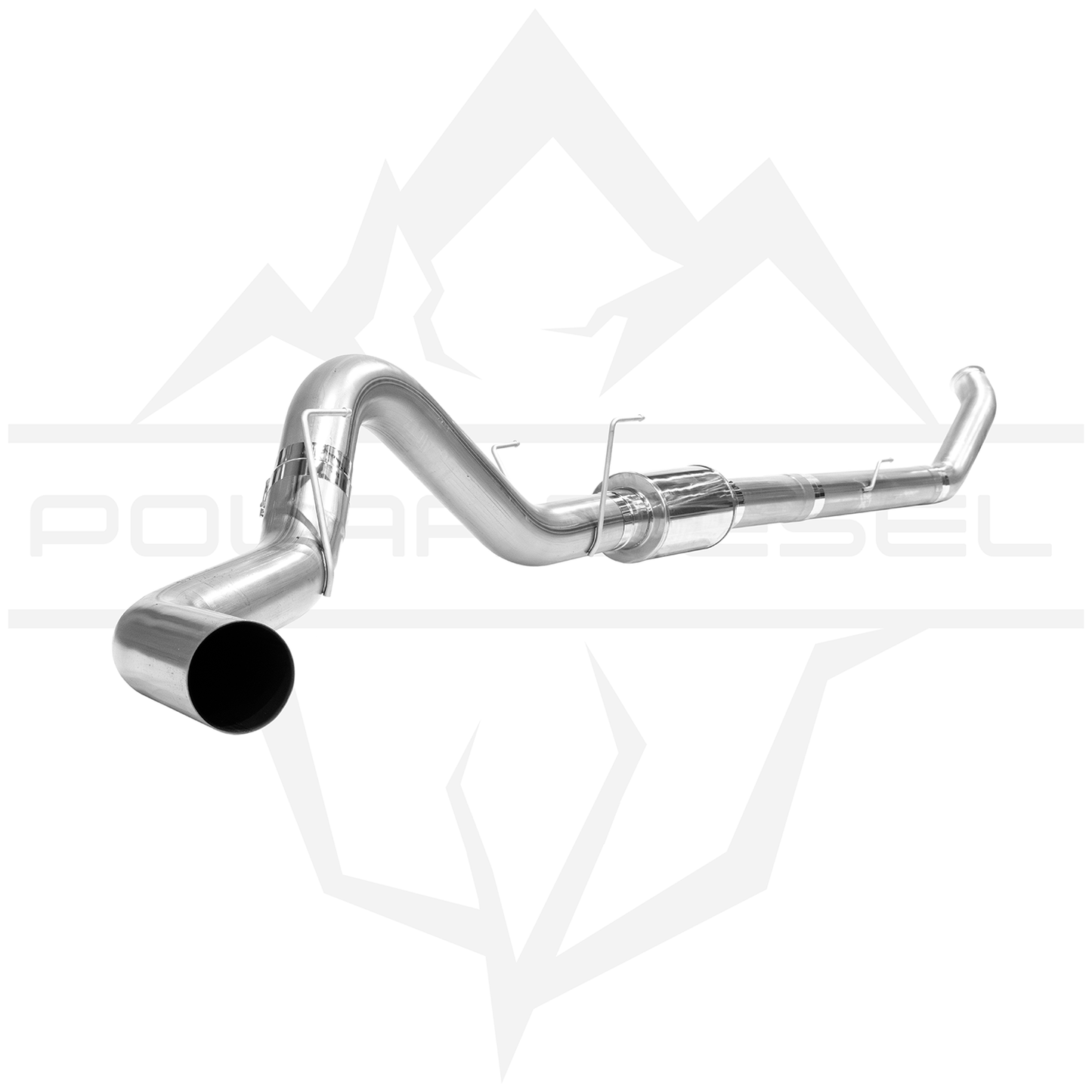 2007.5-2009 Cummins 6.7L 5" Polar Exhaust With Muffler