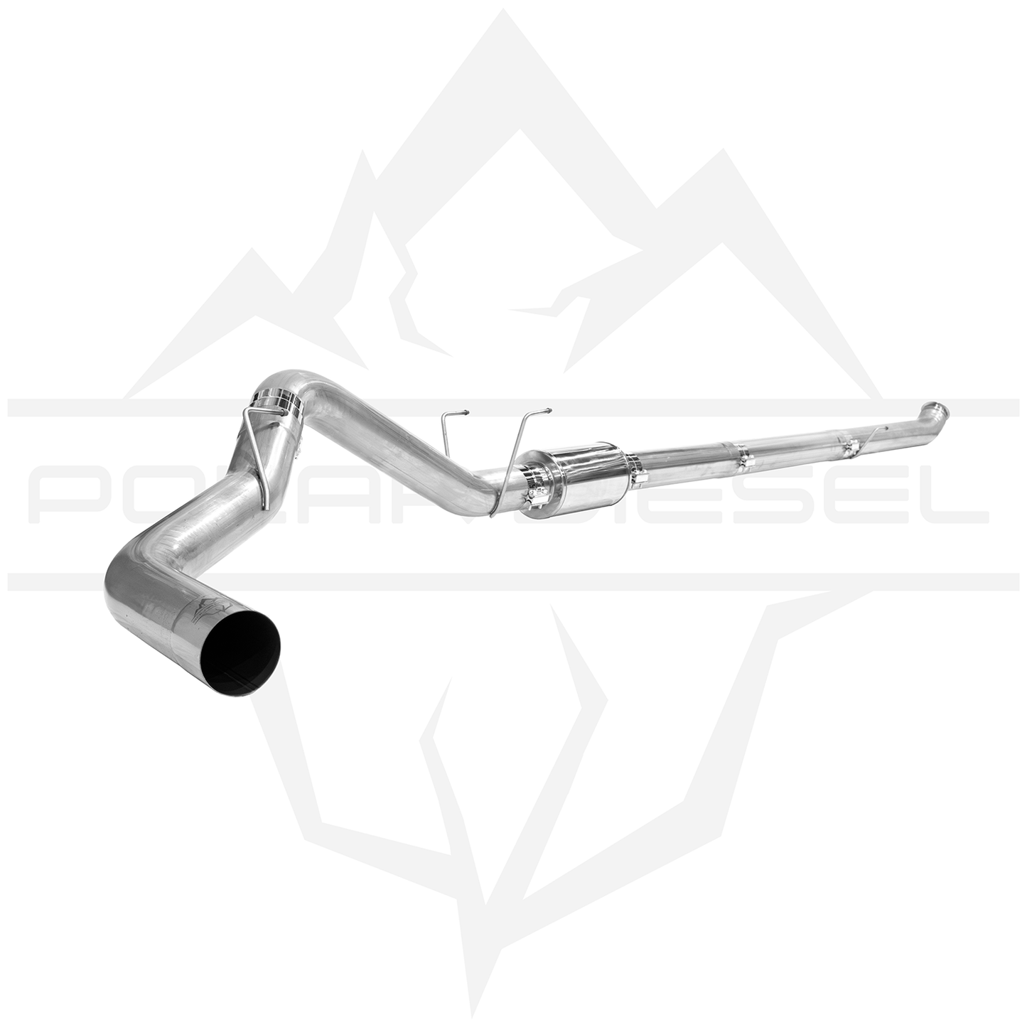 2019-2024 Cummins 6.7L 304SS 5" Polar Exhaust With Muffler