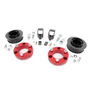 Rough Country 3 Inch Lift Kit - X-REAS - RR Spacers - Red - Toyota 4Runner (03-09)