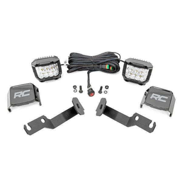 LED Light Kit - Ditch Mount - 3" OSRAM - Wide - Toyota Tacoma (05-15)