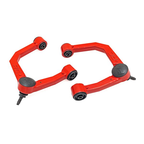 Rough Country Red Forged Upper Control Arms - 3.5 in. Of Lift - Toyota 4Runner (10-23) Tacoma (05-23)