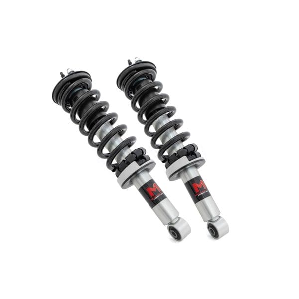 Rough Country M1 Loaded Strut Pair - 2.5 Inch - Nissan Frontier 4WD (2005-2023)