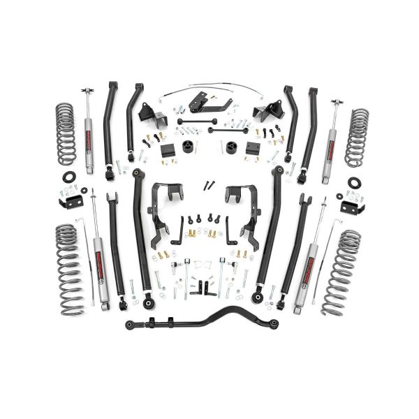 4 Inch Lift Kit - Long Arm - Jeep Wrangler Unlimited 2WD 4WD (07-11)