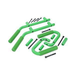 Rough Country Grab Handles - Steel - FR & RR - Green - Jeep Wrangler JK (07-18)