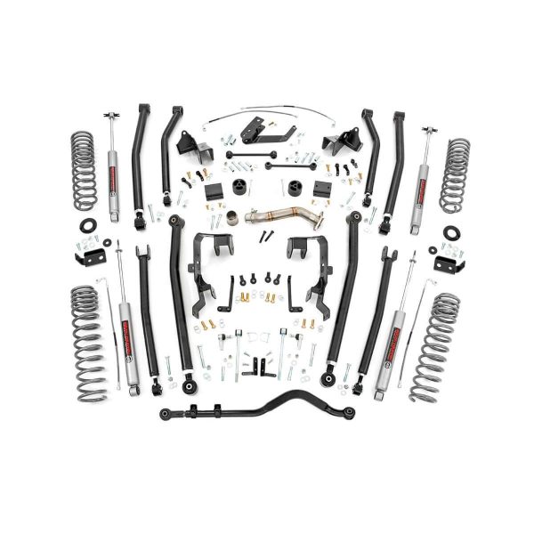 4 Inch Lift Kit - Long Arm - Jeep Wrangler Unlimited 4WD (12-18)