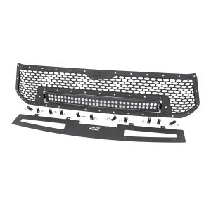 Mesh Grille - 30" Dual Row LED - Black - Toyota Tundra (14-17)