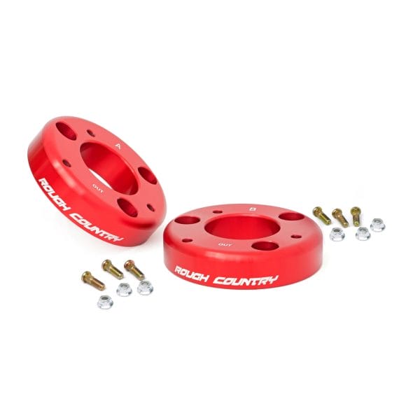 Rough Country 2 Inch Leveling Kit - Red - Ford F-150 2WD 4WD (2009-2013)