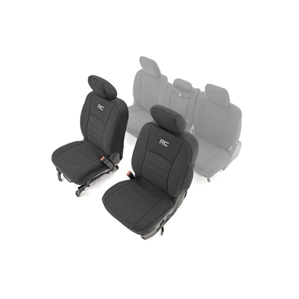 Rough Country Seat Covers - Front Bucket Seats - Ram 1500 (09-18) 2500 (10-18)