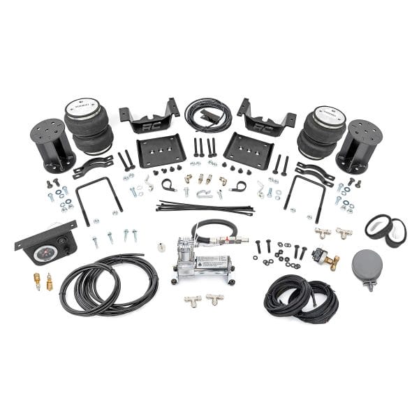 Air Spring Kit w compressor - 6-7.5 Inch Lift Kit - Chevy GMC 1500 (07-18)