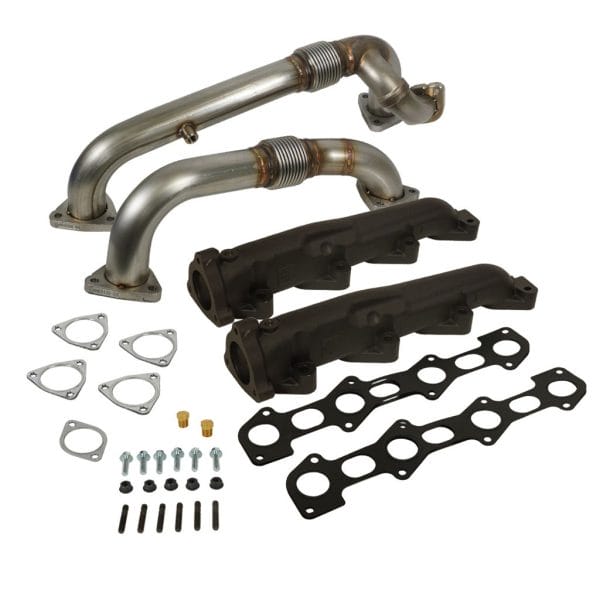 Exhaust Manifold & Up-Pipes Set Powerstroke 6.4L Ford 2008-2010 F-Ser SuperDuty