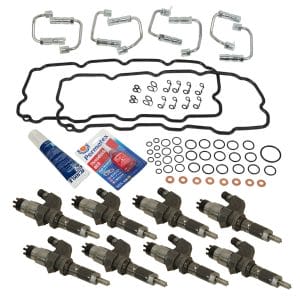 Injectors + Install Kit Chevy/GM 6.6L Duramax 2001-2004