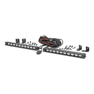 Rough Country Black Series LED - 10 in Pair - Slim Line