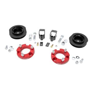 Rough Country 2 Inch Lift Kit - X-REAS - Red Spacers - Toyota 4Runner 4WD (10-23)