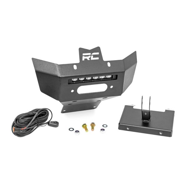 Winch Bumper - Black Series LED - 6" Light - Slime Line - Can-Am Renegade