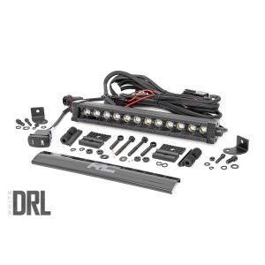 Black Series LED Light Bar - Amber DRL - 12 Inch - Single Row