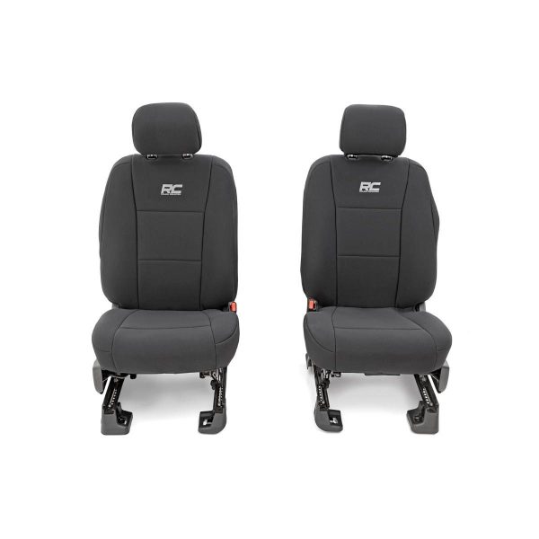 Rough Country Seat Covers - FR Bucket and RR Bench - Ford F-150 (15-23) Super Duty (17-23)