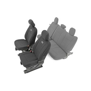 Rough Country Seat Covers - Front Bucket Seats - Ford F-150 (15-23) Super Duty (17-23)