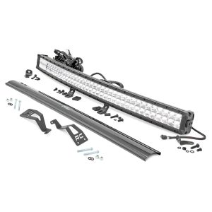 LED Light - Front Mount - 40" Chrome Dual Row - White DRL - Can-Am Commander 1000 Maverick