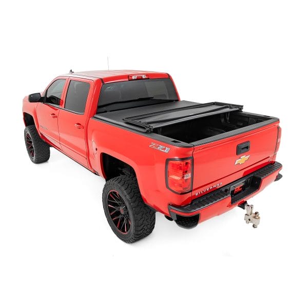 Bed Cover - Tri Fold - Soft - 5'9" Bed - Chevy GMC 1500 (14-18)