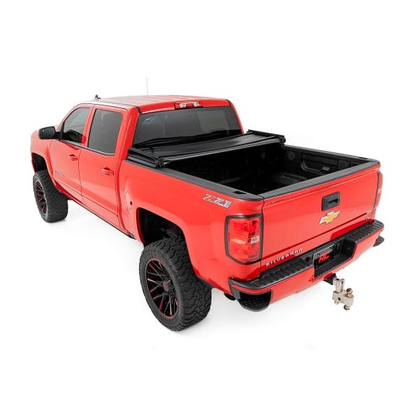 Bed Cover - Tri Fold - Soft - 5'9" Bed - Chevy GMC 1500 (14-18)