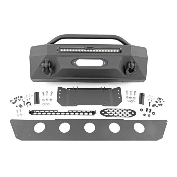 Front Bumper - Hybrid - 20" Blk LED - Toyota 4Runner 2WD 4WD (14-23)