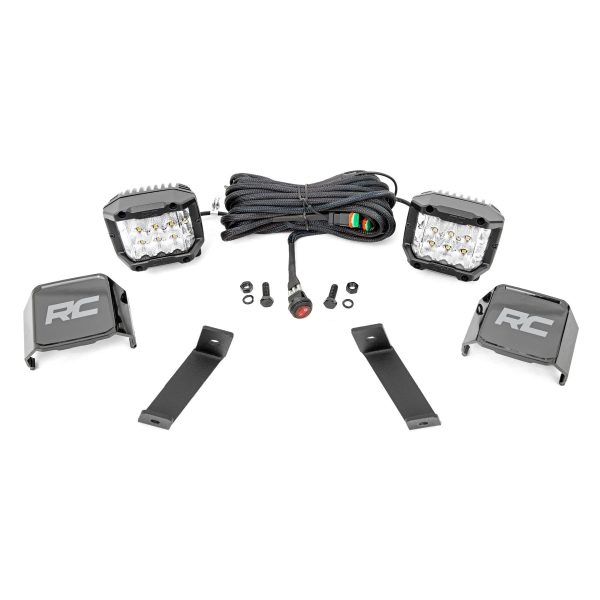 LED Light Kit - Ditch Mount - 3" OSRAM - Wide - Jeep Cherokee KL (14-21)