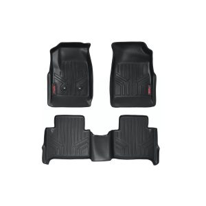 Rough Country Floor Mats - FR & RR - Crew - Chevy GMC Canyon Colorado (15-22)