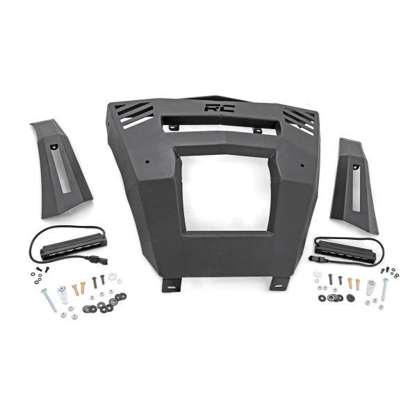 Bumper - Front - 6" Black Slimline LED Pair - Can-Am Defender HD 8 HD 9 HD 10