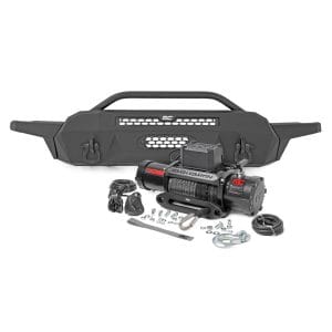 Front Bumper - High Clearance - 12000-Lb Pro Series Winch - Synthetic Rope Toyota Tacoma 4WD (16-23)