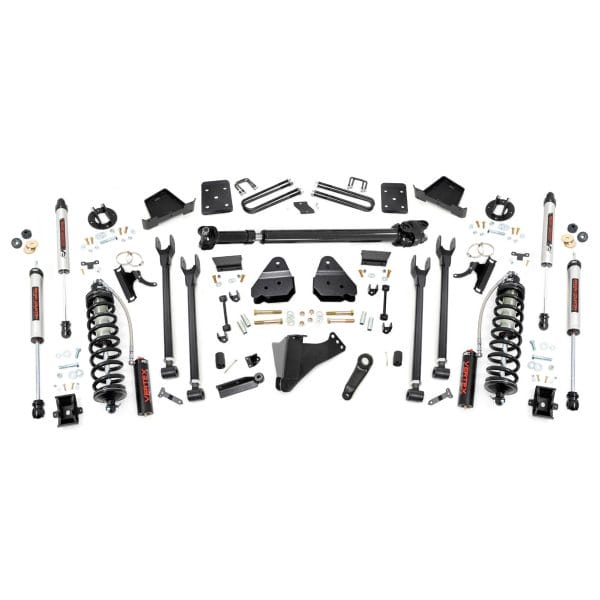 6 Inch Lift Kit - 4-Link - No OVLD - D S - C O V2 - Ford F-250 F-350 Super Duty (17-22)