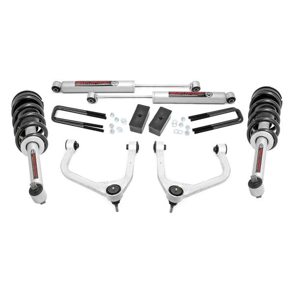 3.5 Inch Lift Kit - N3 Struts - GMC Sierra 1500 2WD 4WD (2019-2024)